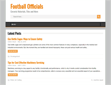 Tablet Screenshot of footballofficialscamp.com